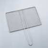Stainess Steel Food Grade Folding Bbq Roasting Fish Grill Clip Metal Wire Mesh Net