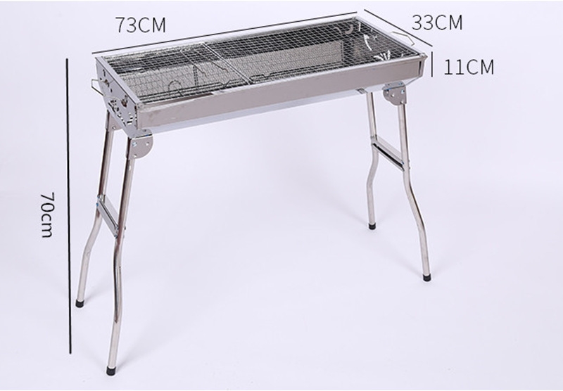 Portable Folding Stainless Steel Charcoal Bbq Grills for Outdoor/Camping/Travel
