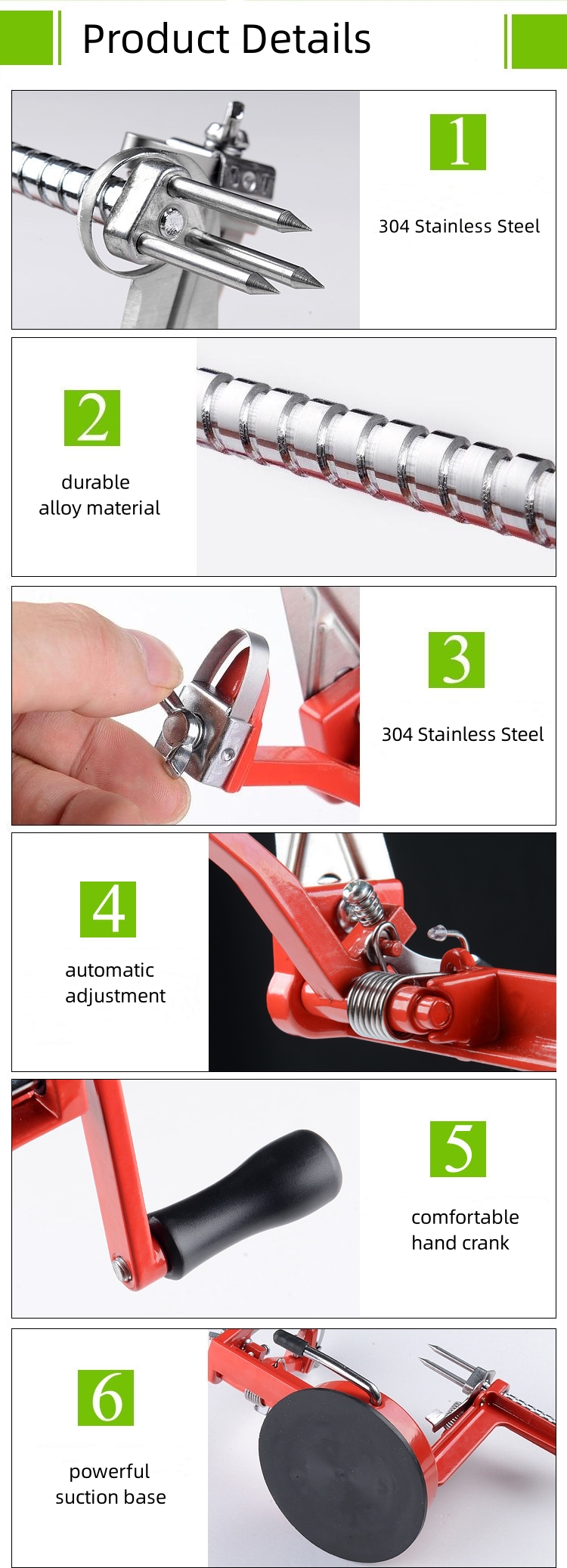 apple peeler corer long lasting chrome cast magne