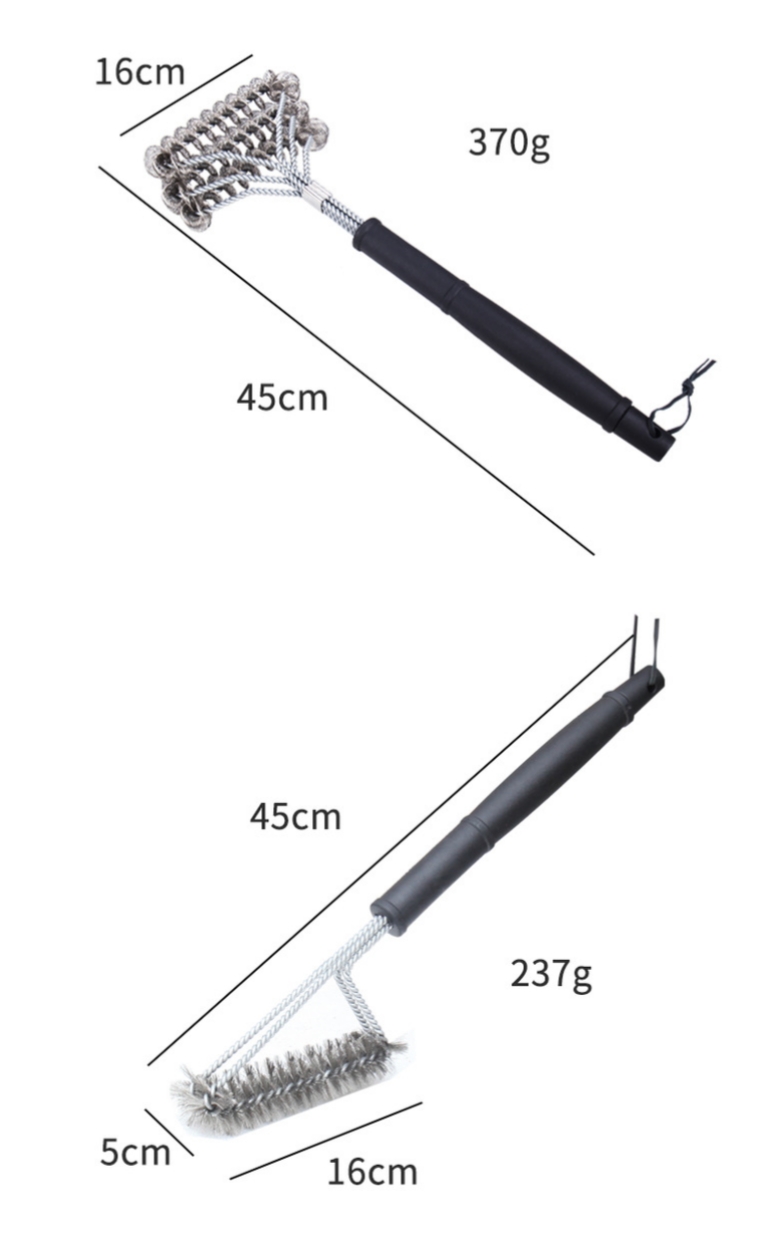 stainless steel bbq cleaning brush bbq tools