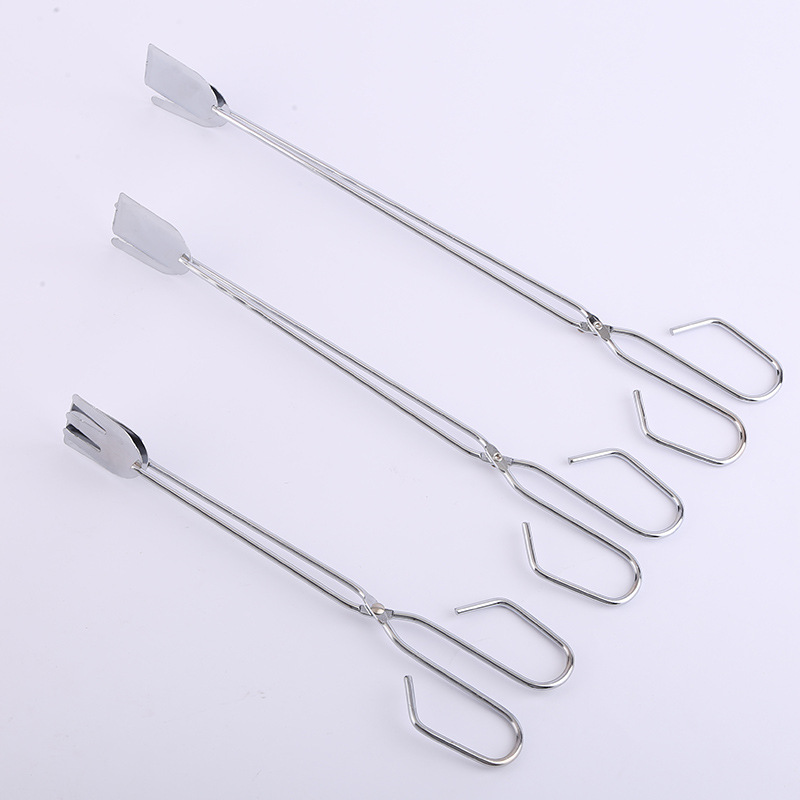 Multi-function Stainless Steel Bbq Clips Serving Food Bread/Cake/Salad Kitchen Tongs