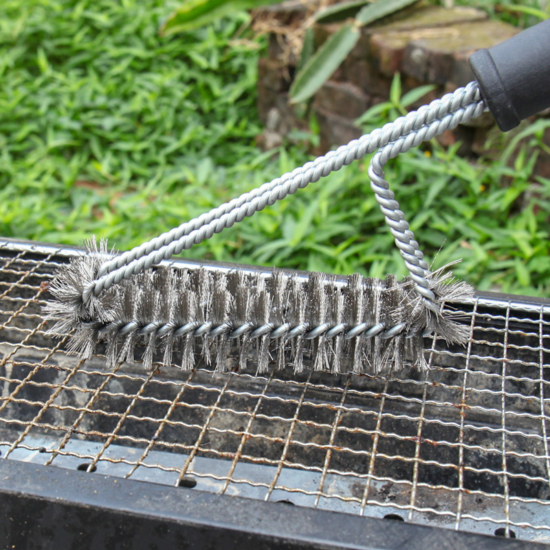 Stainless Steel Bbq Cleaning Brush Grill Cleaner Bbq Accessories Tools
