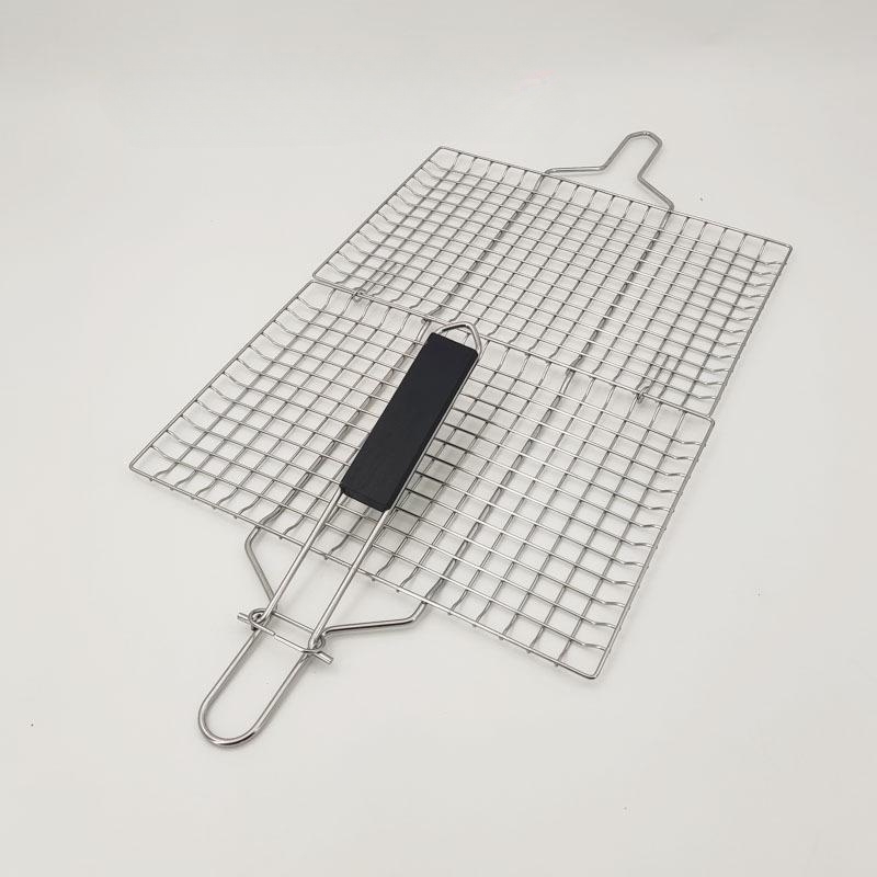 Non-Stick Stainless Steel Bbq Grill clips For Vegetables Fish