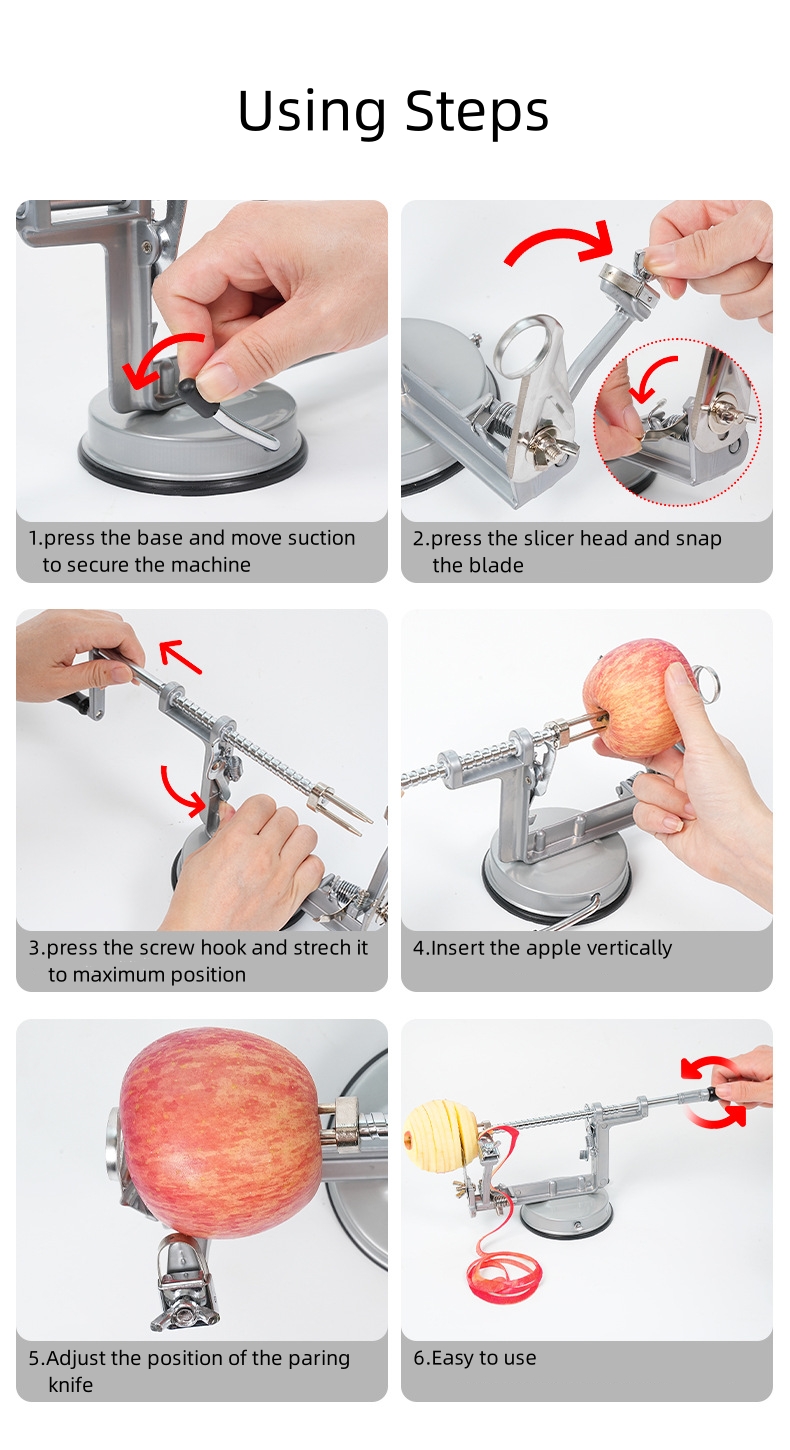 potato apple peelers