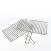 Stainless Steel Folding Bbq Roasting Fish Grill Clip Vertical Wire Mesh Net