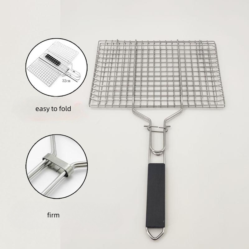 High quality Stainless Steel bbq wire mesh net clips
