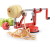 Apple Peeler Silcer Corer Machine with Stainless Steel Blades and Suction Base for Apples Fruit and Potato(Red) 