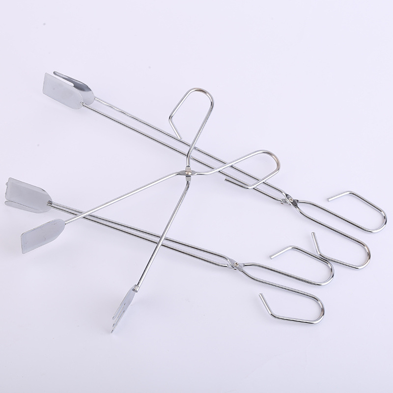 Multi-function Stainless Steel Bbq Clips Serving Food Bread/Cake/Salad Kitchen Tongs