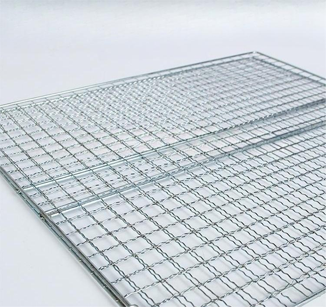 Stainess Steel Food Grade Folding Bbq Roasting Fish Grill Clip Metal Wire Mesh Net