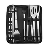 Stainless Steel Bbq Tools Kit Grilling Accesssories Set of 20 in Portable Bag
