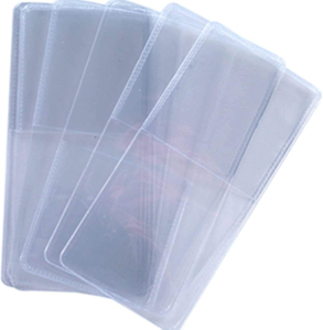 100 Pcs Double Pocket Vinyl Coin Flips for Storag 2x2 PVC Free Plastic Holders New
